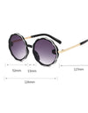 Kids Wave Frame Vintage Round Frame Sunglasses