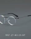 New Glasses 5812 Retro Glasses Rim Metal Optical Glasses