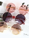 Kids Wave Frame Vintage Round Frame Sunglasses